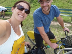 Hired bikes and hit up the Ecological reserve